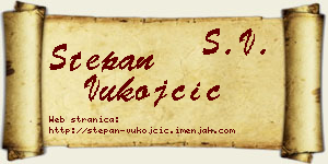 Stepan Vukojčić vizit kartica